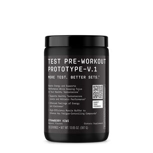 Test Pre-Workout Prototype - V.1 - Strawberry Kiwi &#40;30 Servings&#41;  | GNC